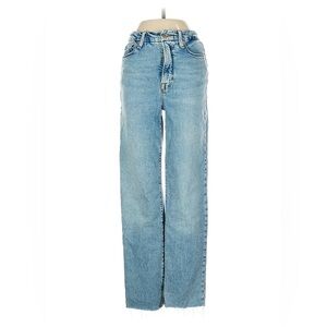 Good American Light Blue Straight Leg Jeans